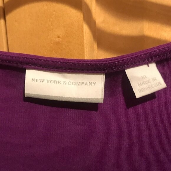 New York & Company Vibrant Purple Dress - Picture 2 of 6